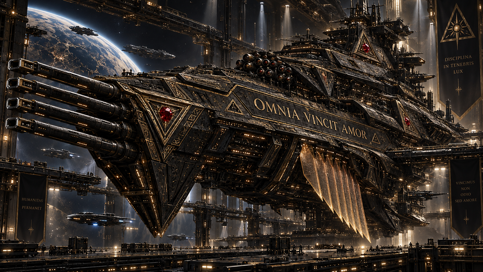 The Omnia Vincit Amor Commonwealth battleship